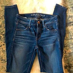 American eagle jeans size 0 super stretchX 109